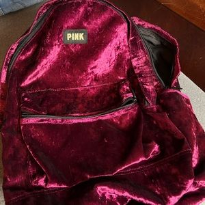Victoria Secret PINK Velvet Campus Backpack